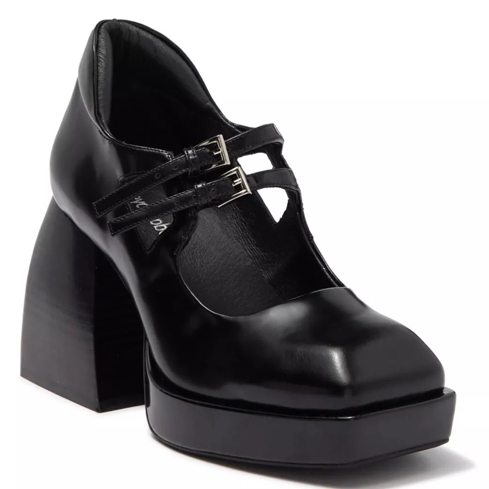Black Platform Mary Jane by Jeffrey Campbell